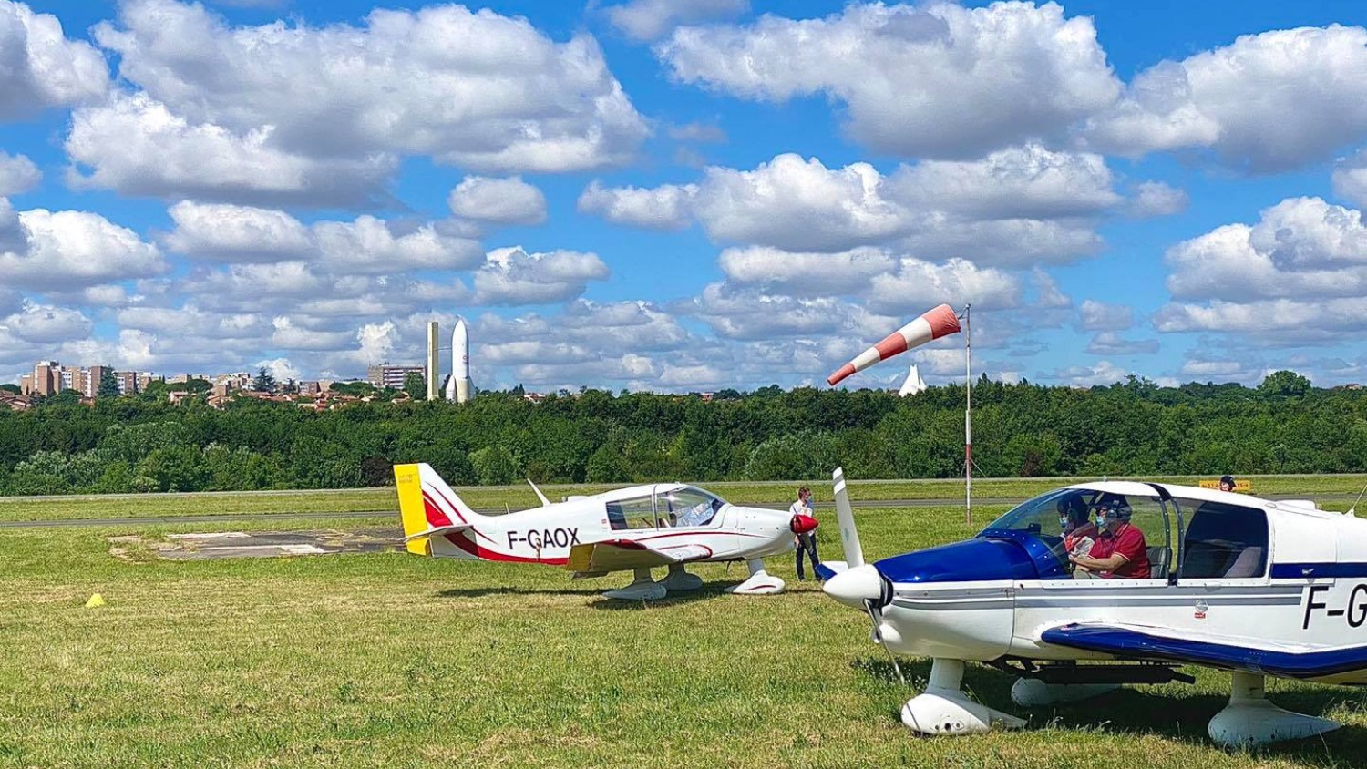 Baptême de l'air à l'aéroclub de Grenoble